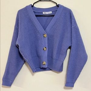 Zara Cardigan Haze Blue